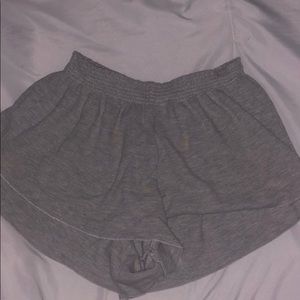 brandy melville shorts grey
